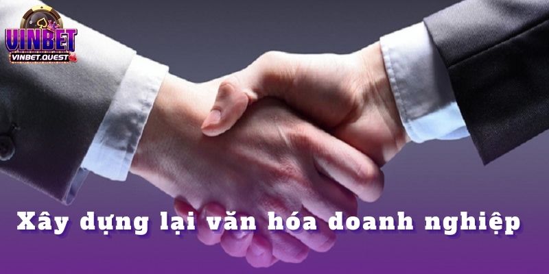 CEO Vinbet Đã Học Được Gì Từ Những Lần Thua Lớn Nhất? 3 Xây dựng lại văn hóa doanh nghiệp