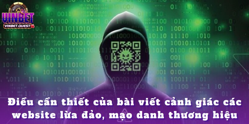Bài viết cảnh giác các Website lừa đảo, mạo danh thương hiệu Vinbet 1 Cảnh giá các website mạo mạnh Vinbet là điều cần thiết