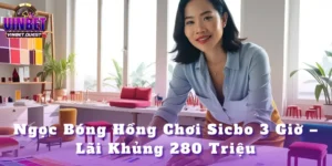 Ngọc Bóng Hồng Chơi Sicbo 3 Giờ – Lãi Khủng 280 Triệu Nhờ Học Chuyên Gia Vinbet