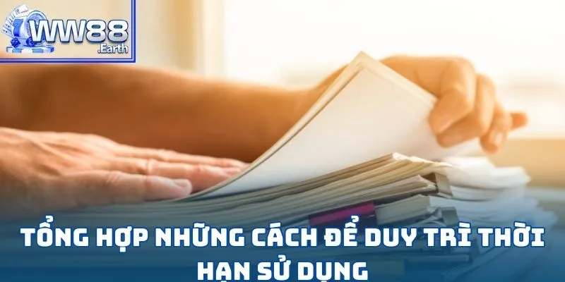 VINBET Nhận Giấy Phép Isle Of Man - Chìa Khóa Khẳng Định Vị Thế Hàng Đầu 4 Tổng hợp những cách để duy trì thời hạn sử dụng